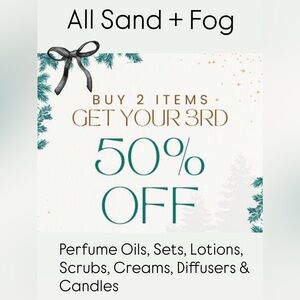 SOLD Crisp White Scented Ssnd +Fog Candle